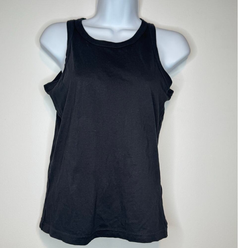 Everlane Womens Organic Cotton Tank‎ Top Black SIZE S
